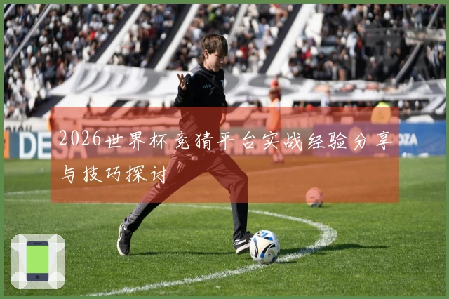 2026世界杯竞猜平台实战经验分享与技巧探讨